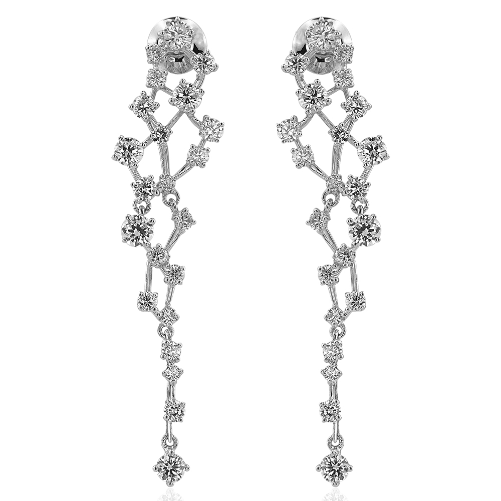 KPF0071-0001.jpg 2,92 Karat Pırlanta Tasarım Küpe - Görsel 1
