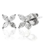 1,21 Karat Pırlanta Tasarım Küpe