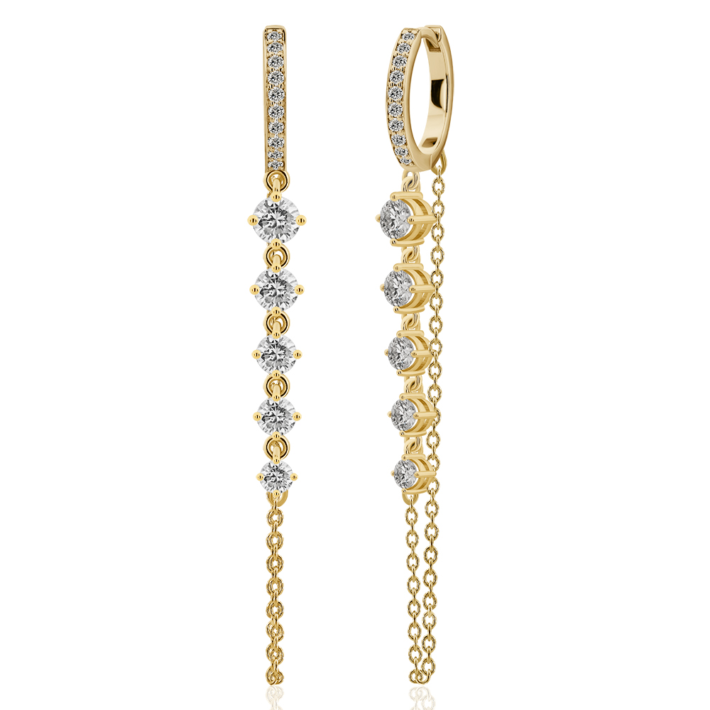 KPF0208-0003.jpg 1,32 Karat Pırlanta Tasarım Küpe - Görsel 1