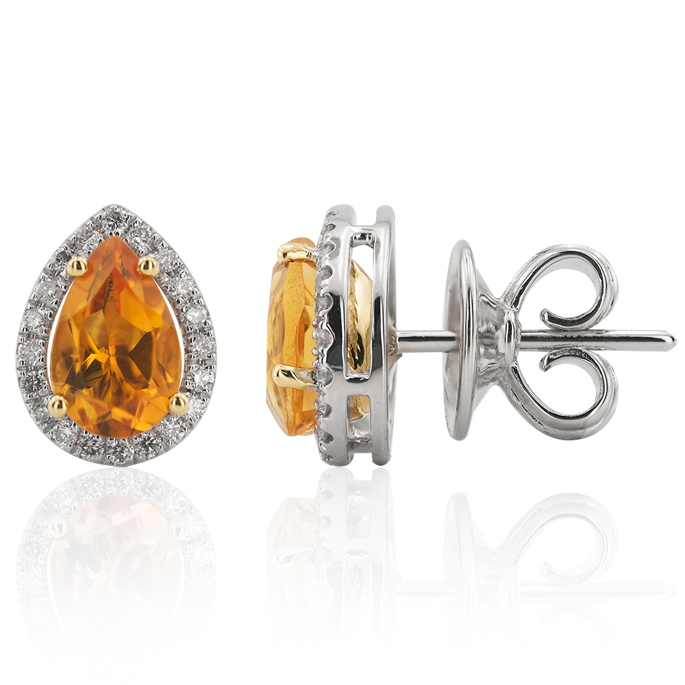 KPR0014-0001.jpg 1,74 Karat Pırlanta Citrin Küpe - Görsel 1