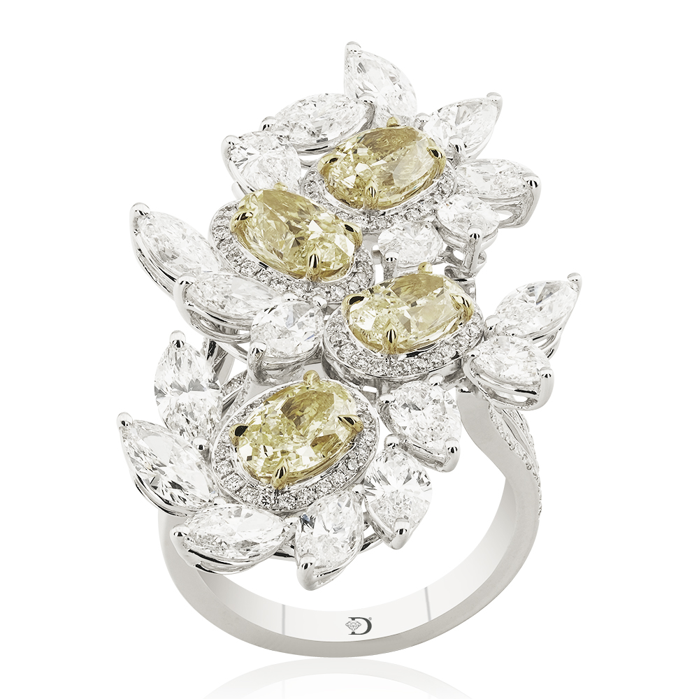 YPV0069-0001.jpg 8,51 Karat Pırlanta Fancy Yüzük - Görsel 1